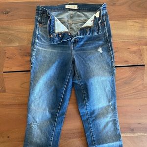 Madewell High Waist Skinny with Button Fly